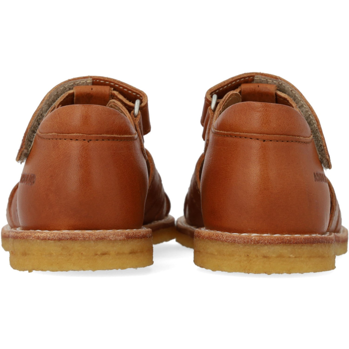 Angulus Cognac Begynner Sandal Med Bi Broderi