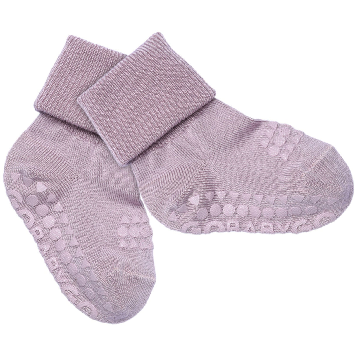 Gobabygo Lavender Non-Slip Strømper Bambus
