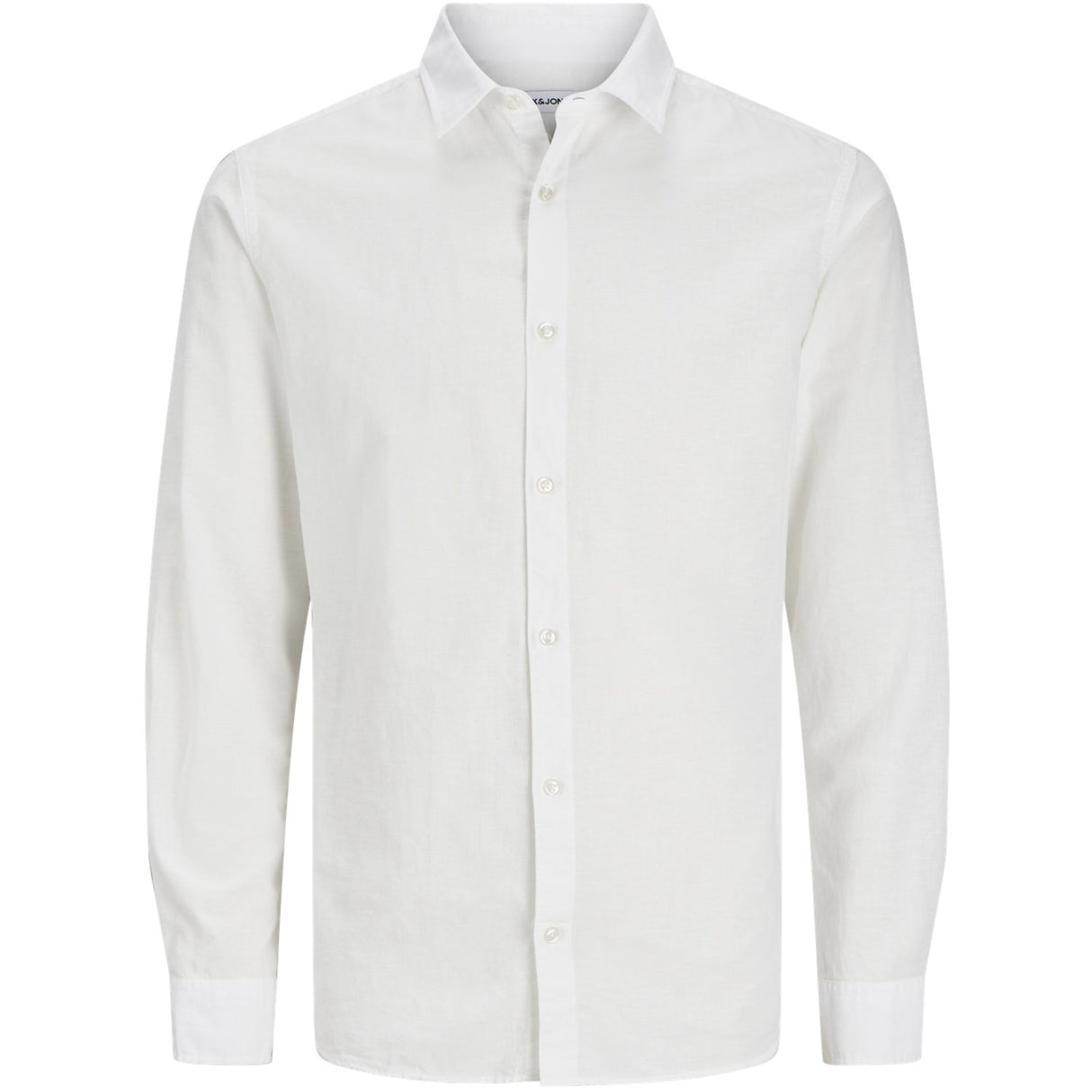 Jack & Jones Junior White Breeze Lin Blend Skjorte