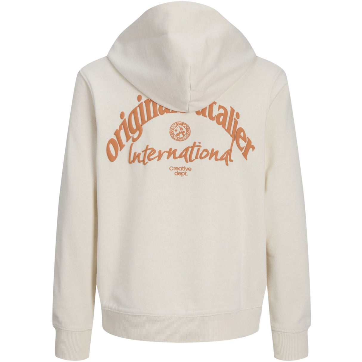 Jack & Jones Junior Antique White Aros Type Sweat Hettegenser Back