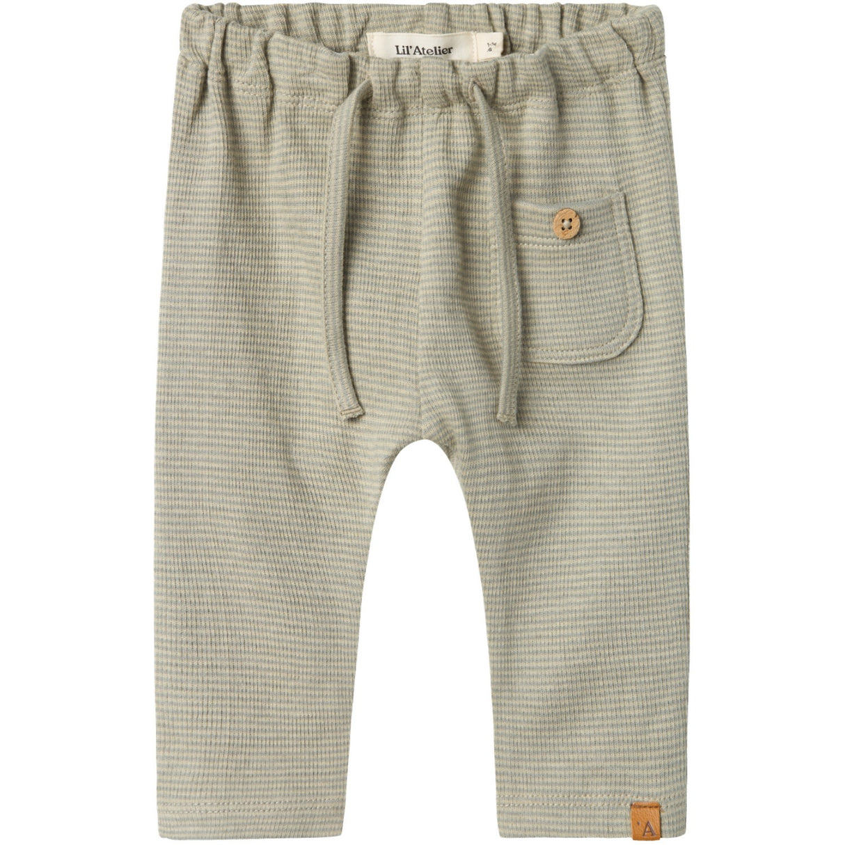 Lil'Atelier Moss Gray Feng Loose Bukser