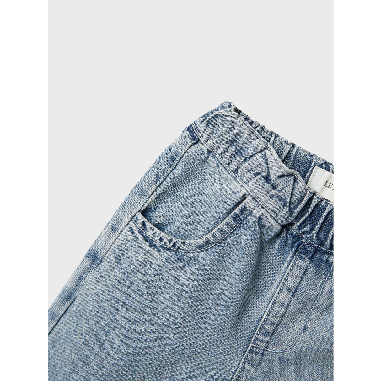Lil'Atelier Medium Blue Denim Fundo Loose Jeans
