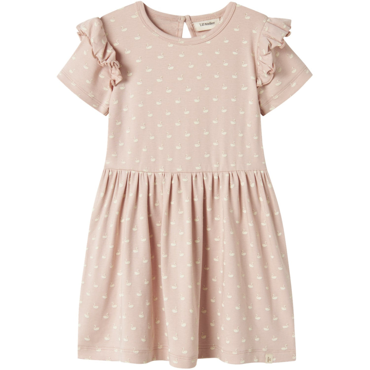 Lil'Atelier Peach Whip Swans Gayo Kjole