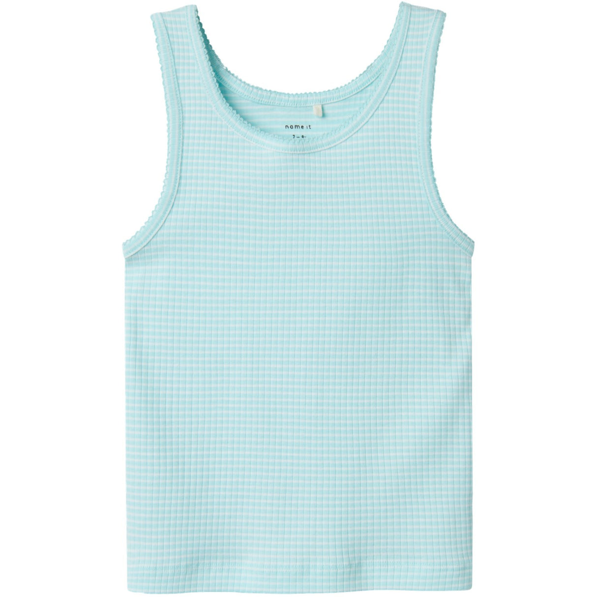 Name It Blue Light Fikatie Kort Tank Topp
