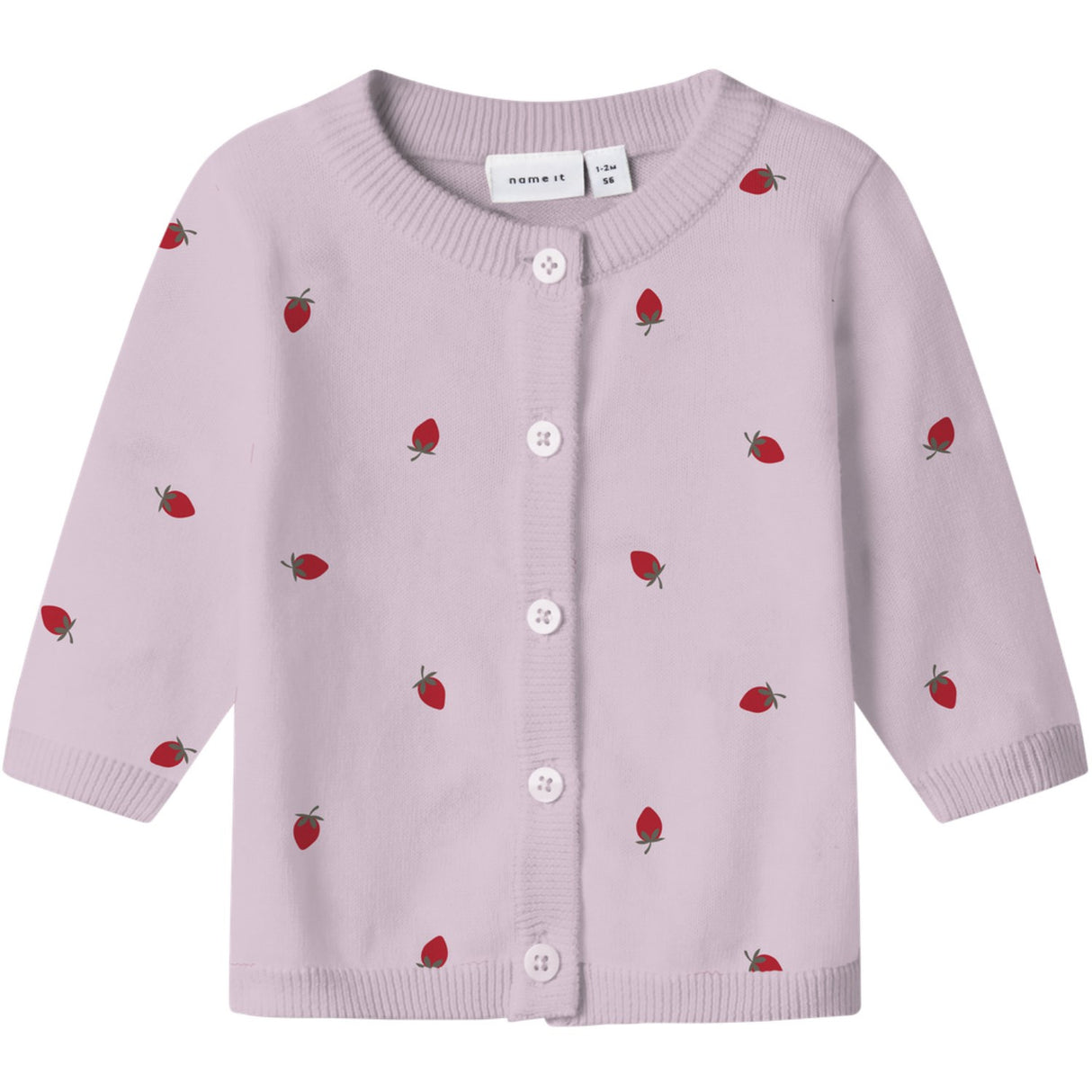 Name It Light Lilac Detrille Strikk Cardigan