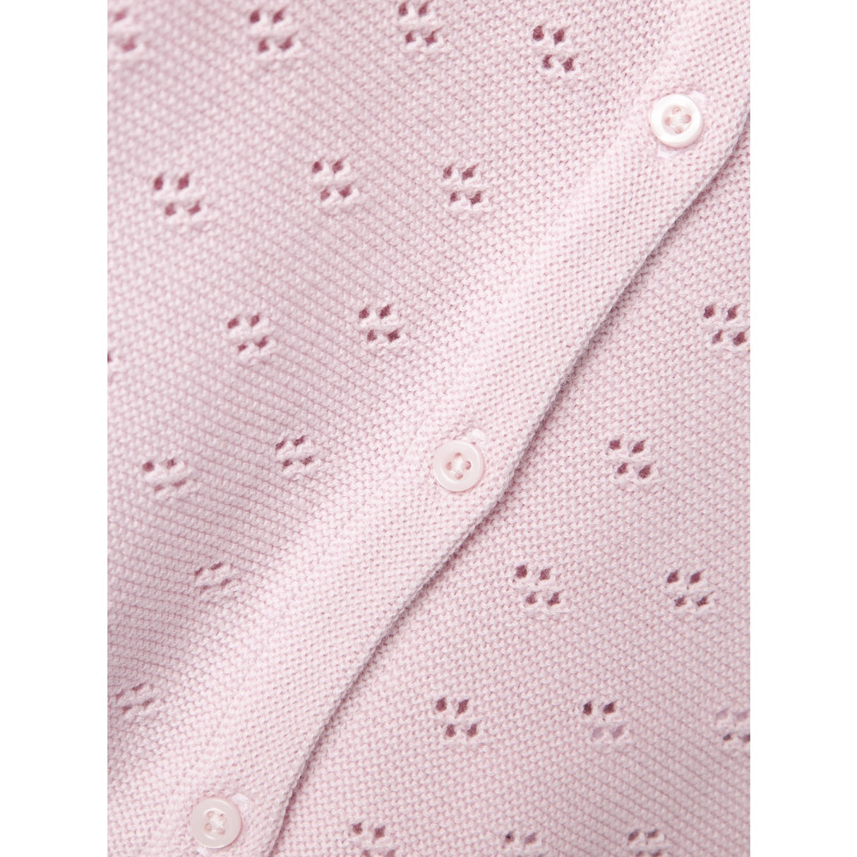 Name It Light Lilac Fie Strikk Cardigan