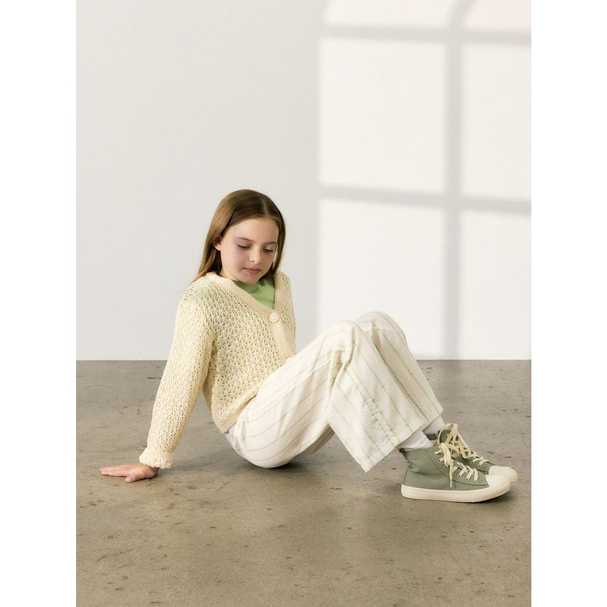 Name It Arcadian Green Fizteks Wide Bukser