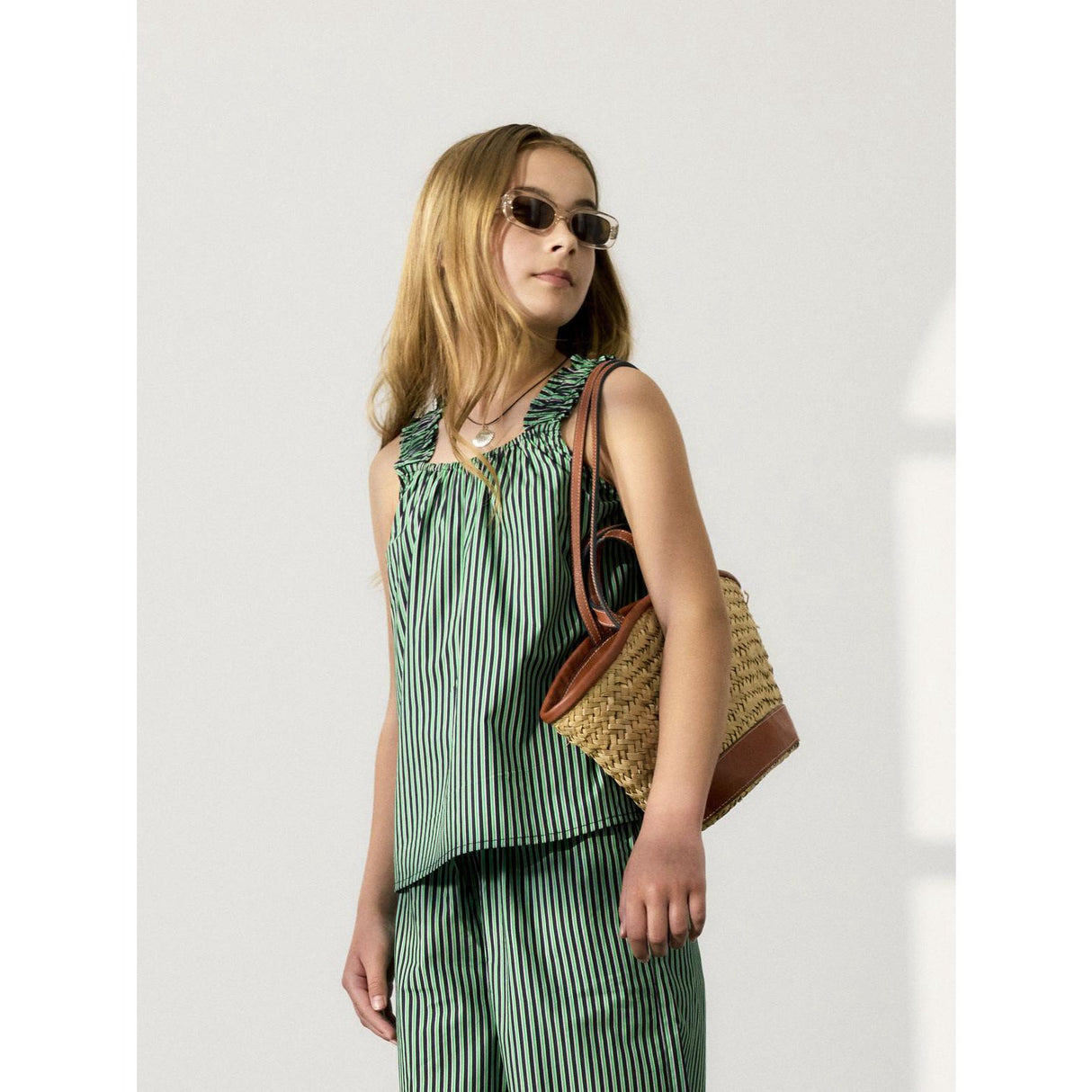 Name It Bright Green Filaura Stropp Topp