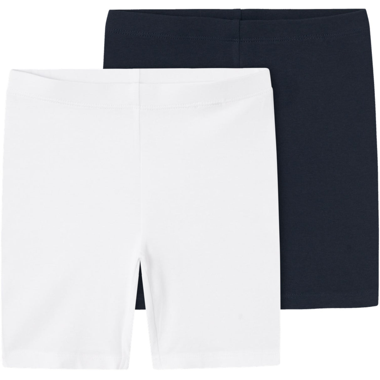 Name It Dark Sapphire Vivian 2-Pakning Solid Kort Leggings Noos