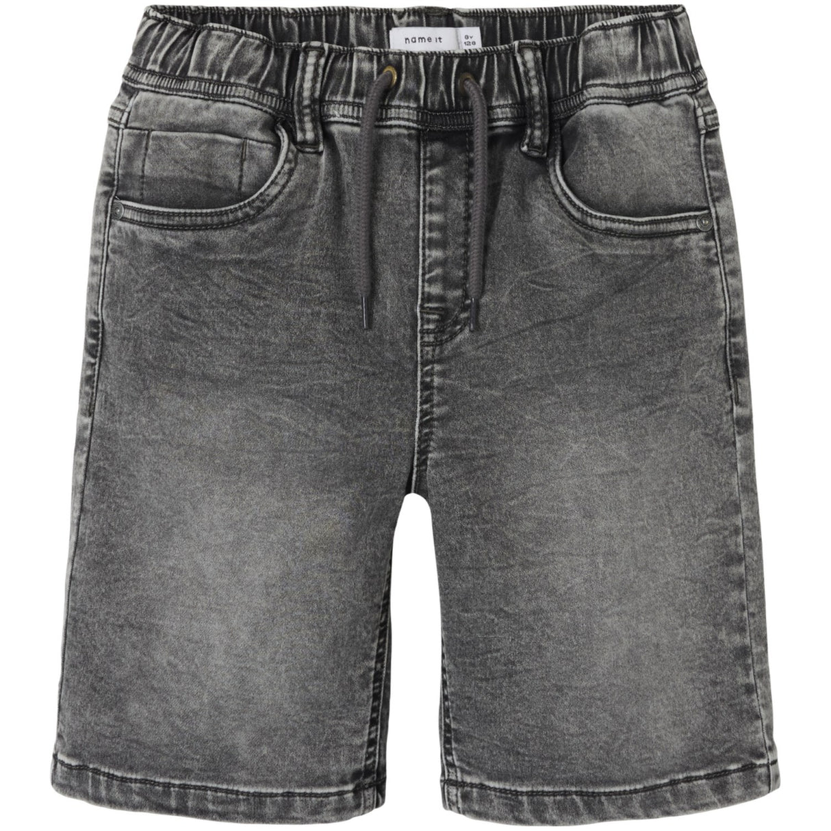 Name It Medium Grey Denim Ryan Jogger Denim Shorts Noos