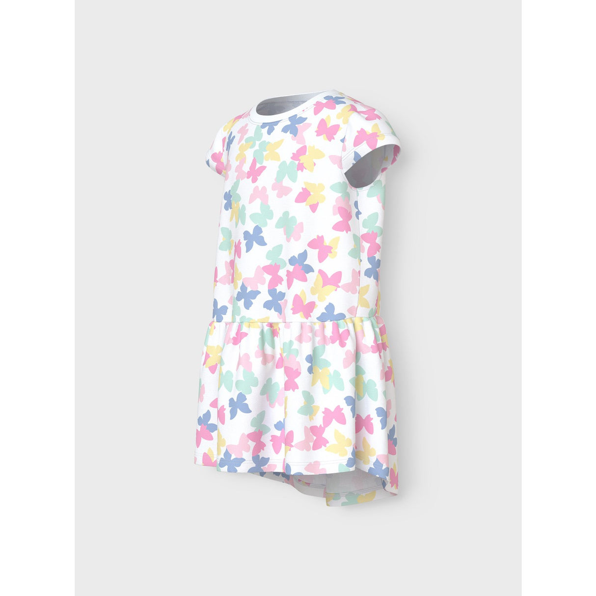 Name It Bright White Butterfly Vigga Kjole F1 Noos
