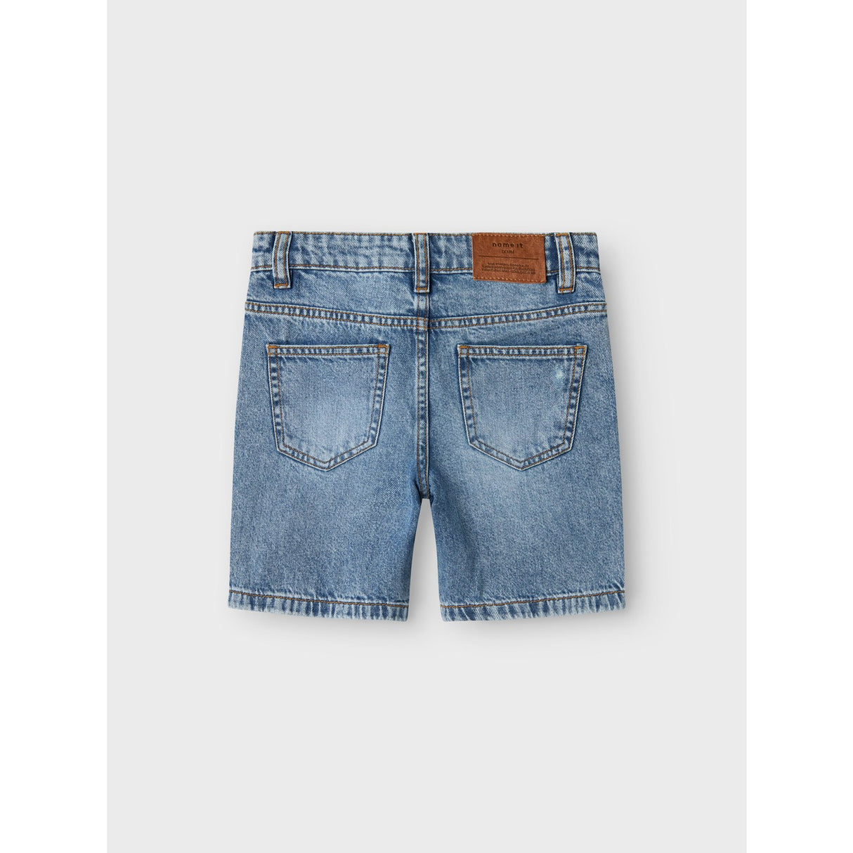 Name It Medium Blue Denim Silas Loose Denim Shorts Noos