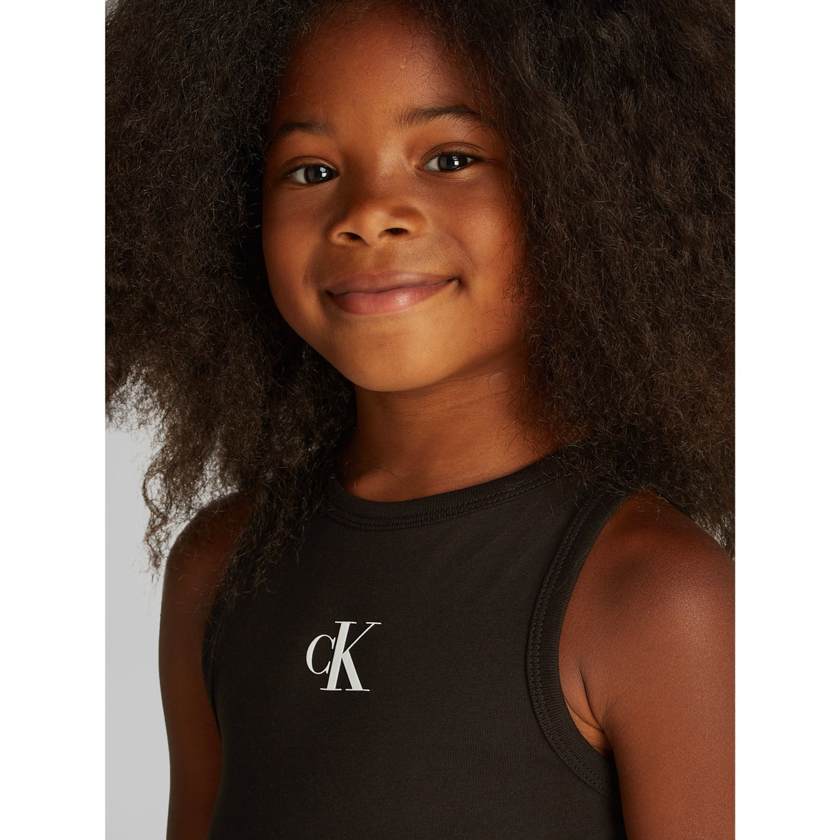 Calvin Klein Ck Black Ck Logo Tank Topp