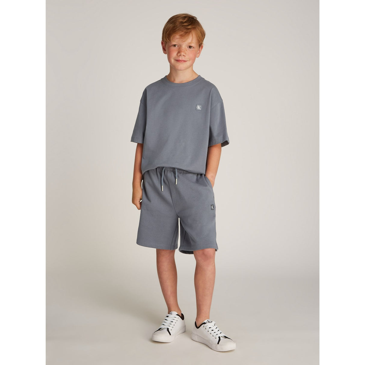 Calvin Klein Grisaille T-Skjorte/Shorts Relaxed Sett