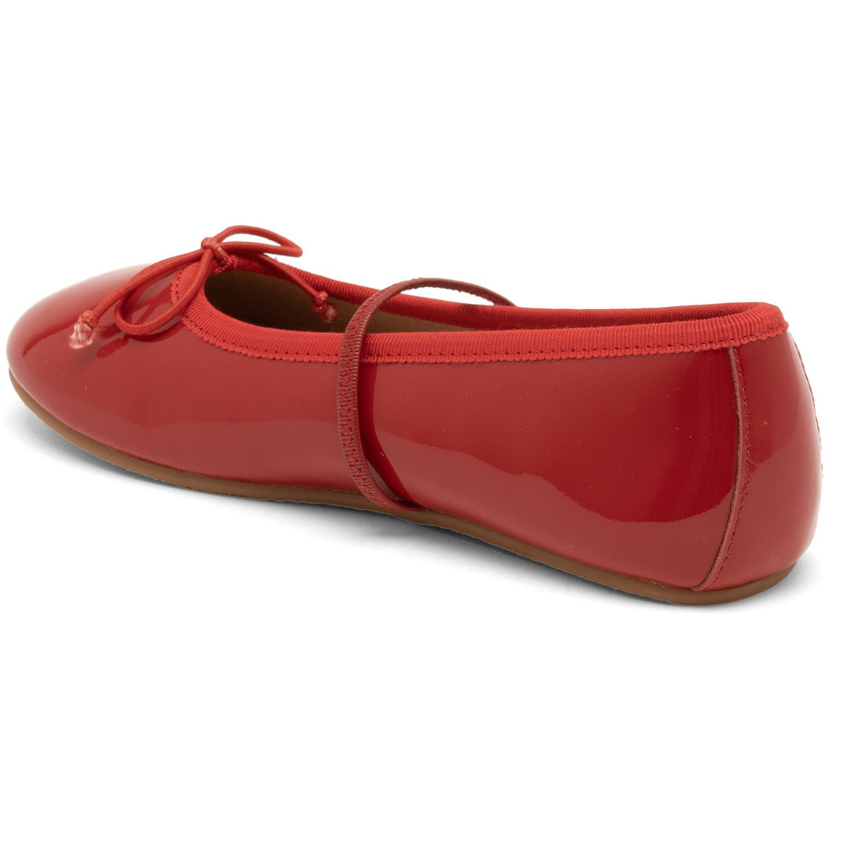 Bisgaard Red Patent Palma Ballerinasko