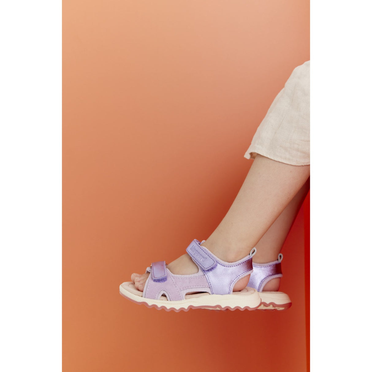 Bisgaard Sparkling Purple Coco Sandal
