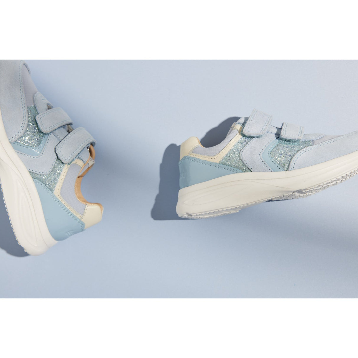 Bisgaard Sky Glitter Yuki Glitter Borrelås Sko