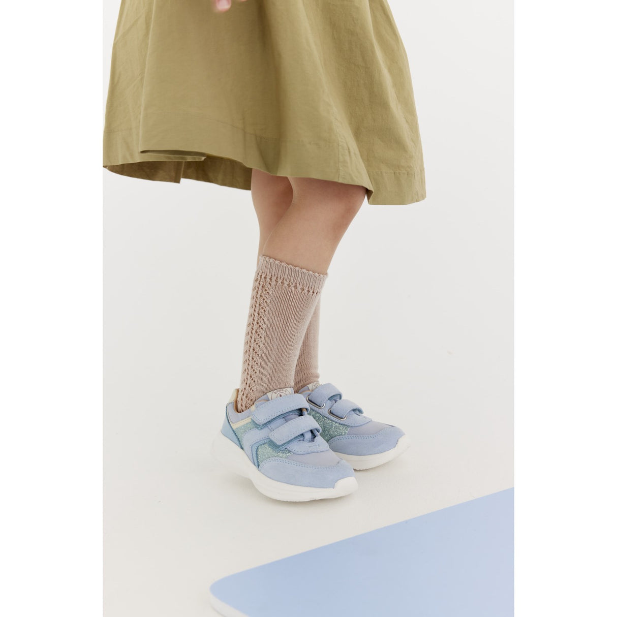 Bisgaard Sky Glitter Yuki Glitter Borrelås Sko