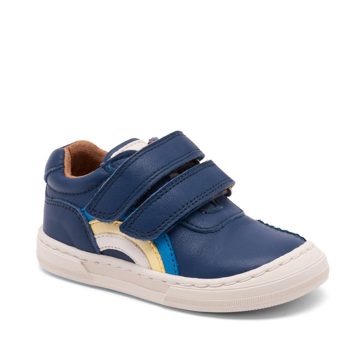Bisgaard Deep Blue Rainbow Low Borrelås Sko
