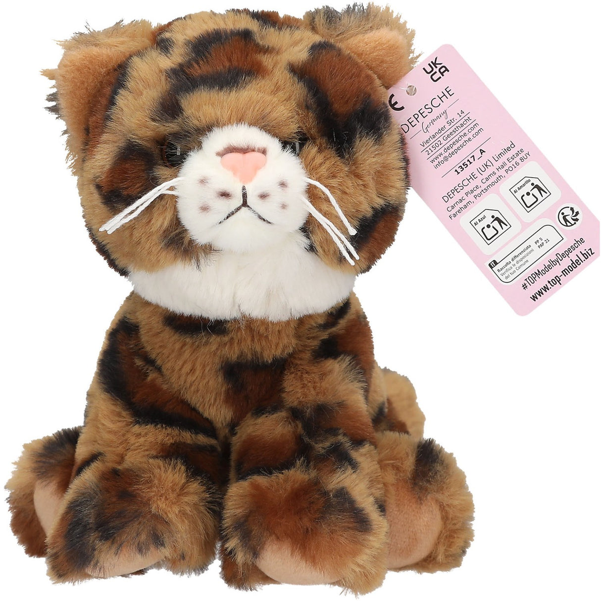 TOPModel Leo Plysj Katt 16 cm