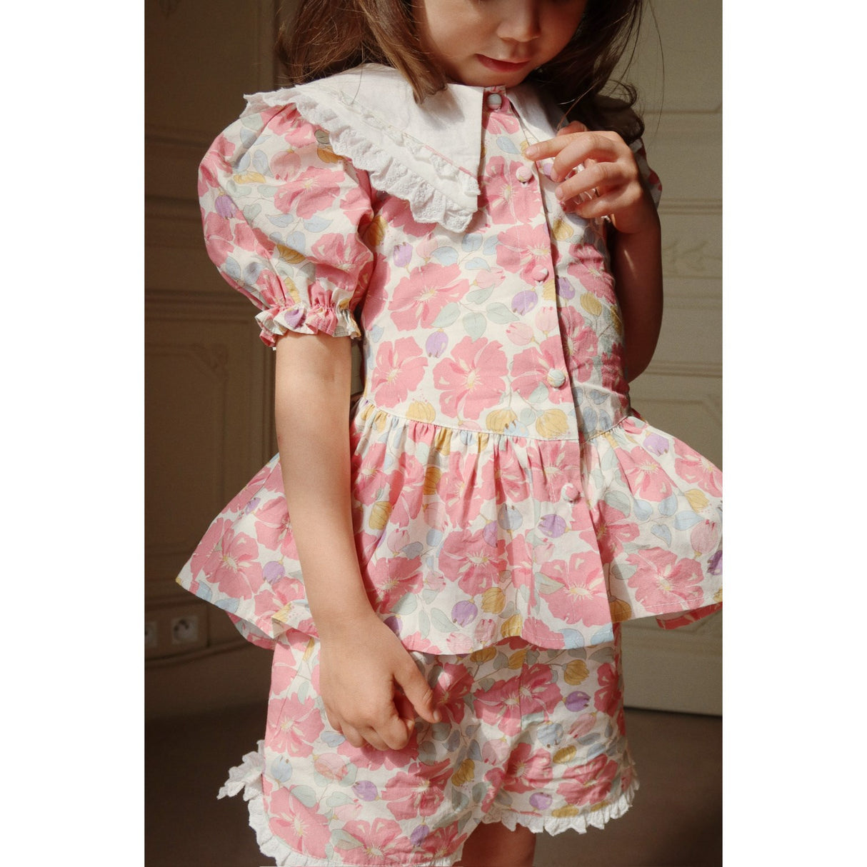 Konges Sløjd Fleur Anglaise Coeur Halsbånd Skjorte Gots