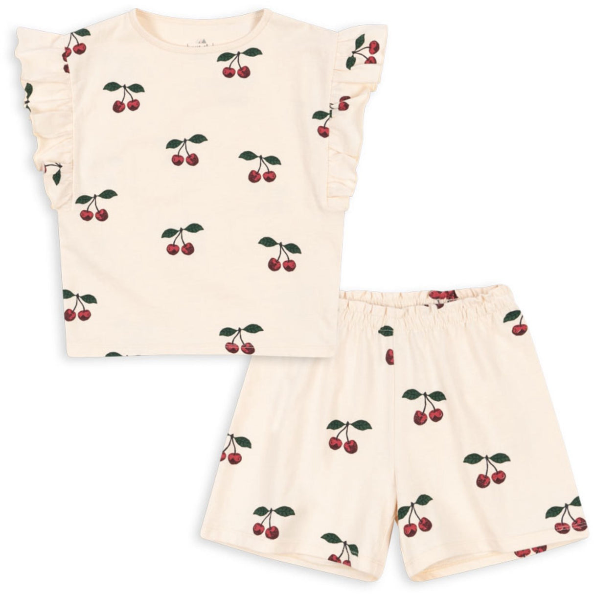 Konges Sløjd Ma Grande Cerise Lin Frill Sett Gots