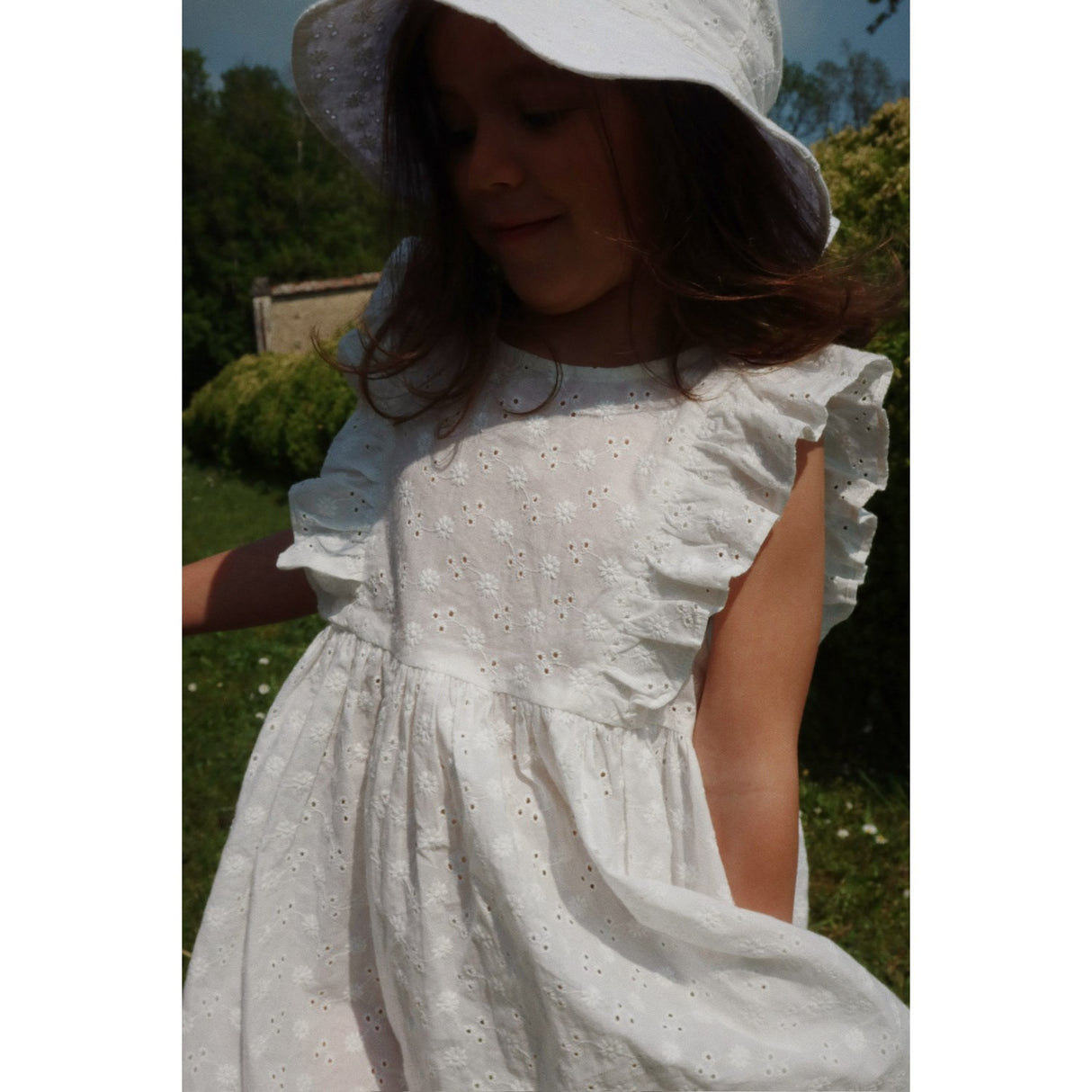 Konges Sløjd Optic White Lacey Kjole