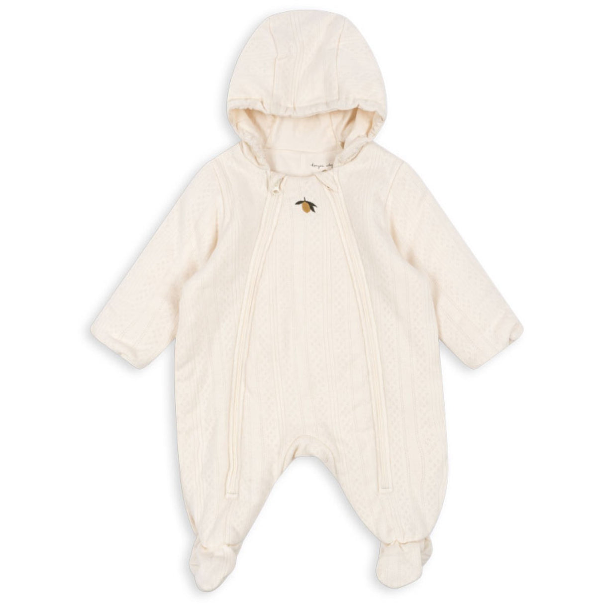 Konges Sløjd Antique White Minna Vattert Onesie