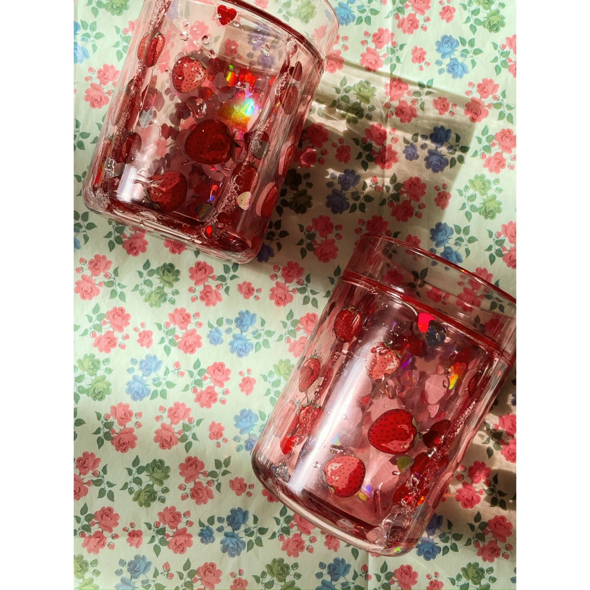 Konges Sløjd Fragola 2 Pack Glitter Cups