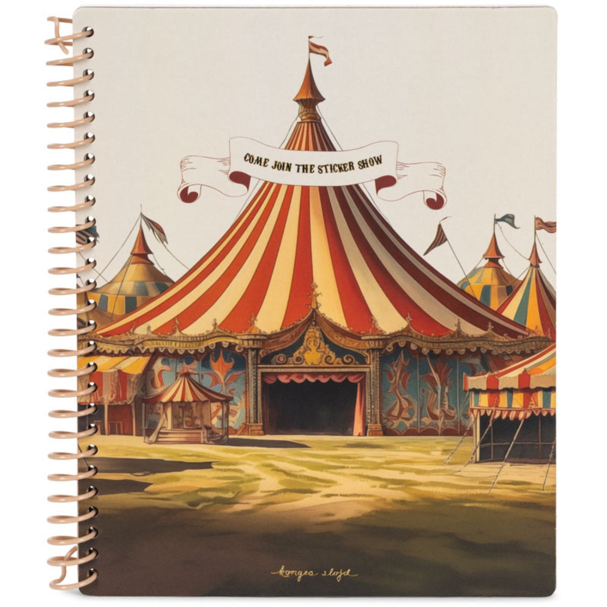 Konges Sløjd Circus My Klistremerke Bok Fsc.