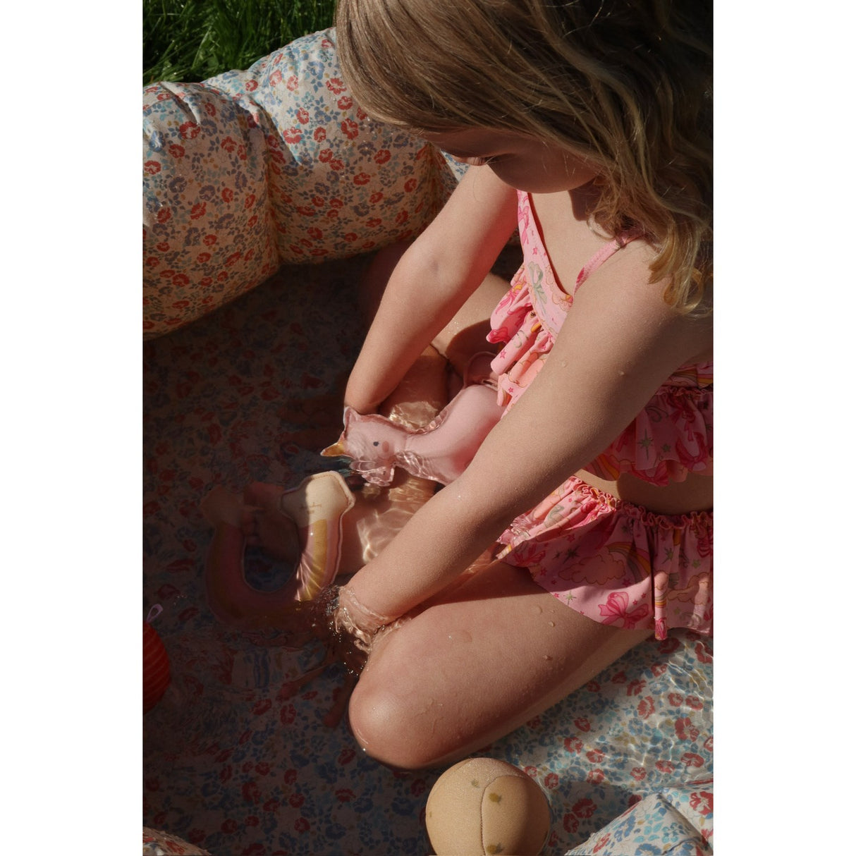 Konges Sløjd Rainbow Bue Manuca Frill Bikini Grs