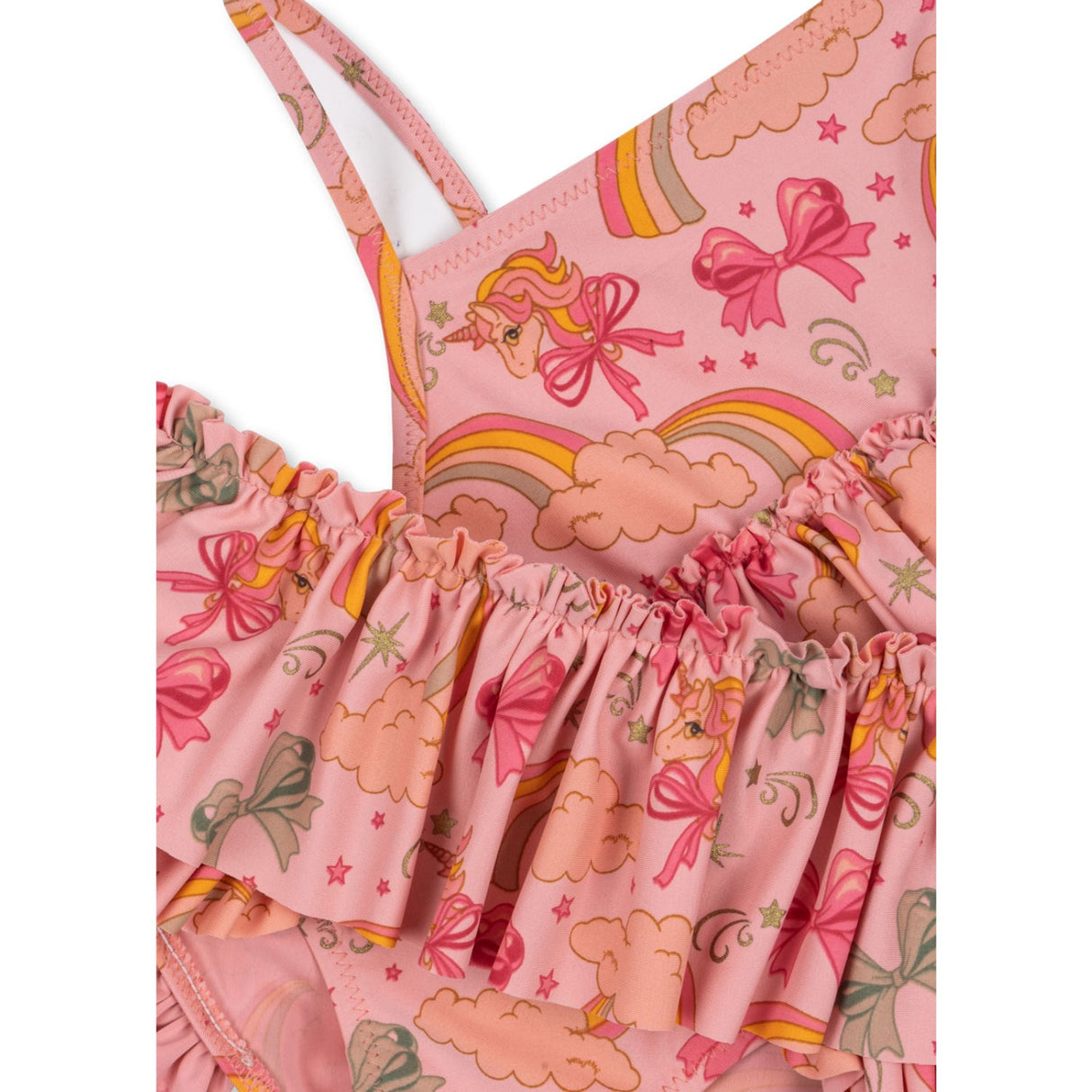 Konges Sløjd Rainbow Bue Manuca Frill Bikini Grs