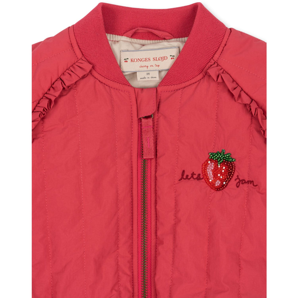 Konges Sløjd Raspberry Wine Juno Sparkle Bomberjakke