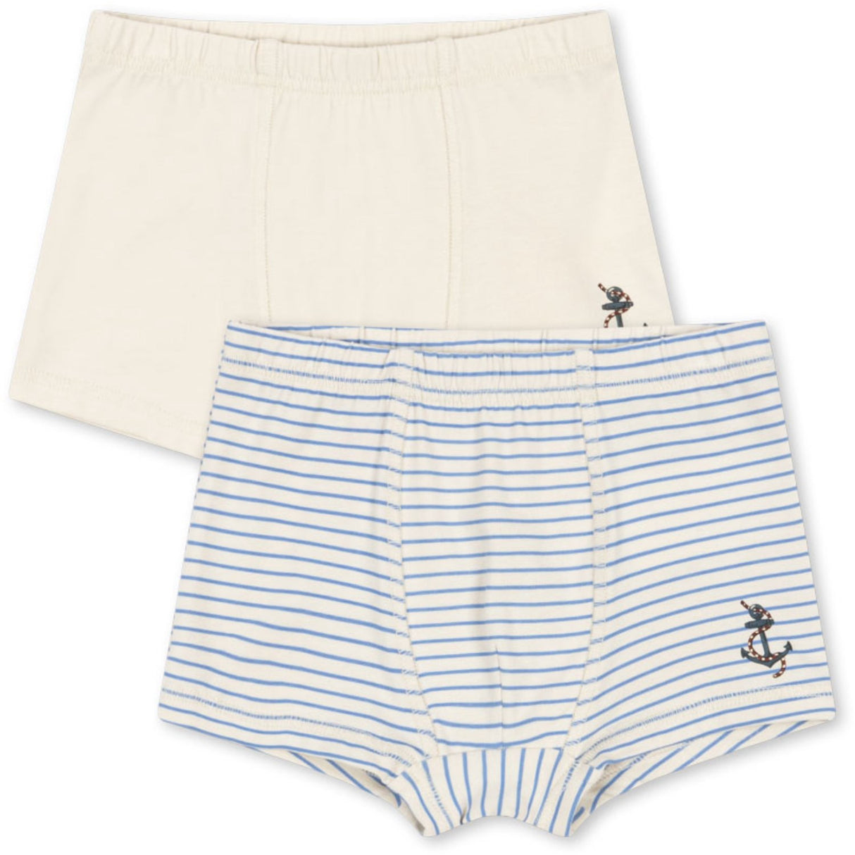 Konges Sløjd Stripe Provence Mix Basic 2 Pack Boy Boxers Gots