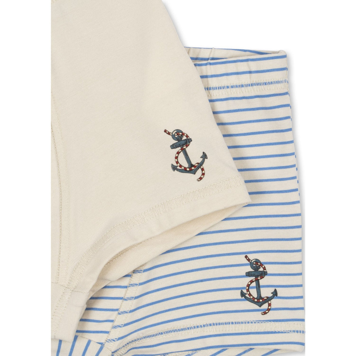 Konges Sløjd Stripe Provence Mix Basic 2 Pack Boy Boxers Gots