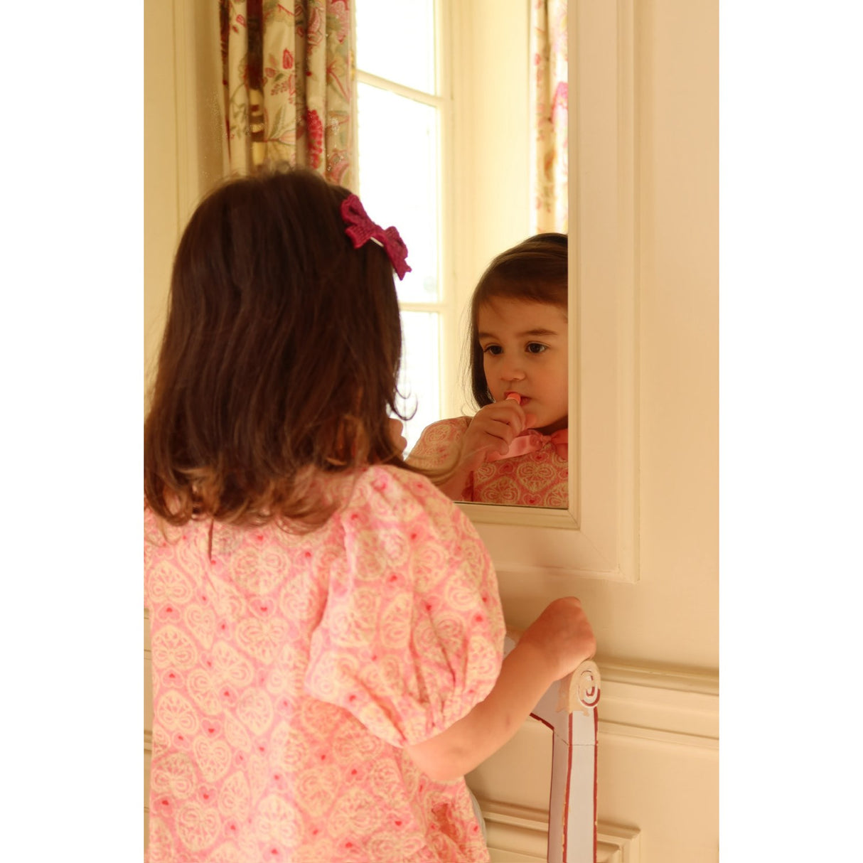 Konges Sløjd Lacy Pink Ava Ss Bluse Gots