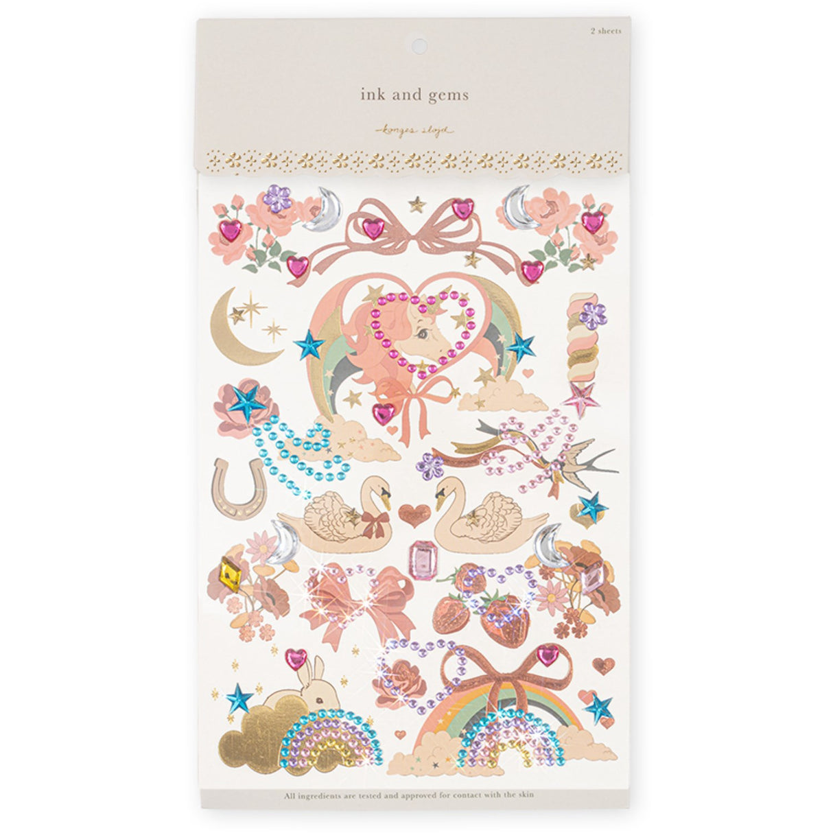 Konges Sløjd Girl Gem Stones og Tatoveringer