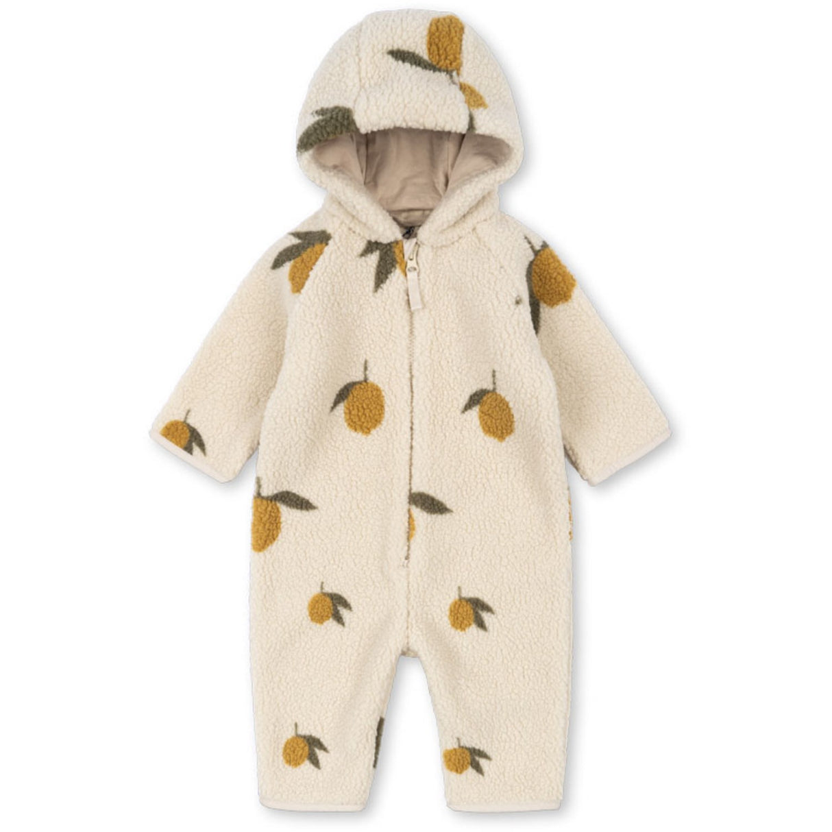 Konges Sløjd Mon Grand Citron Sage Jody Teddybjørn Onesie Grs