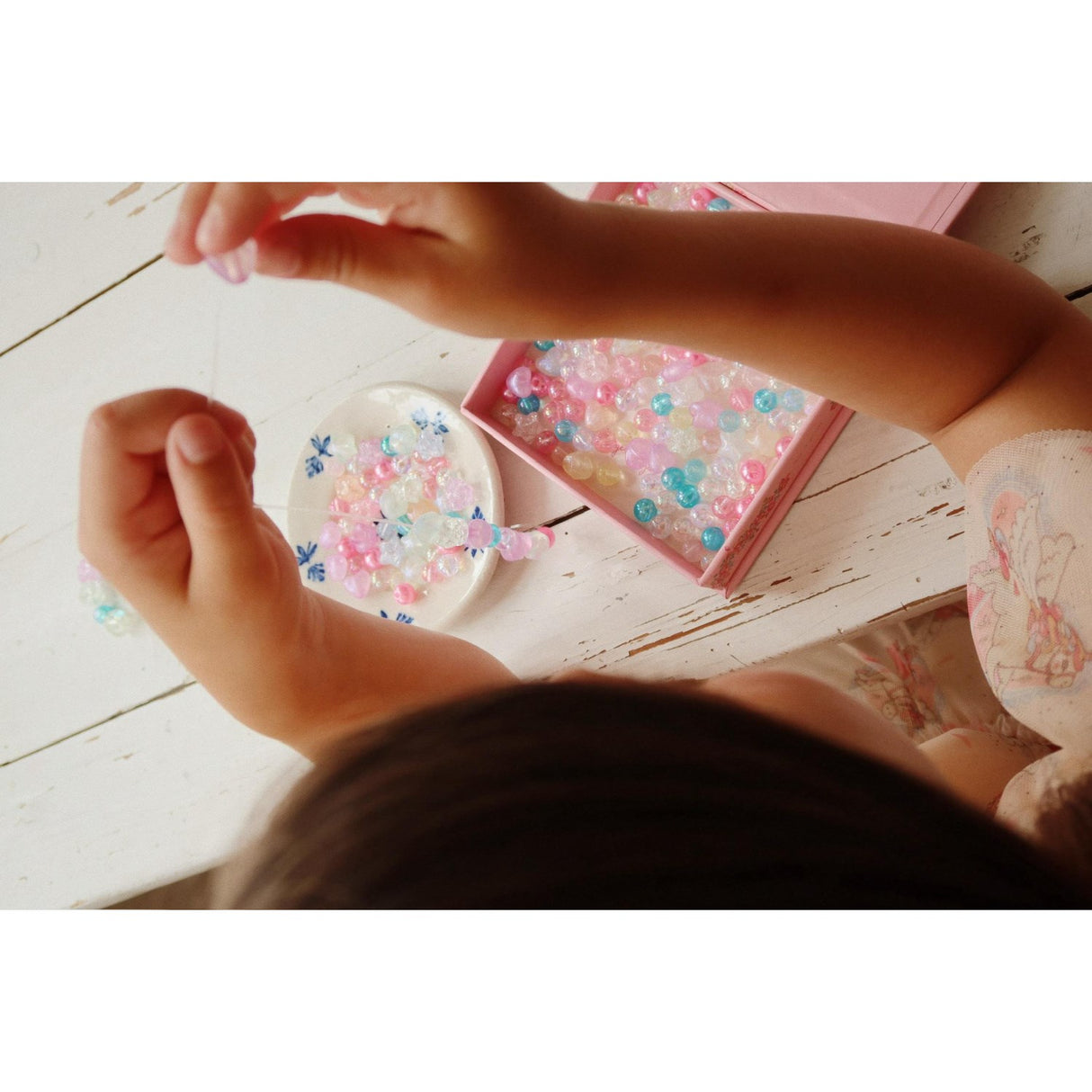 Konges Sløjd Blue/Pink Perler FSC