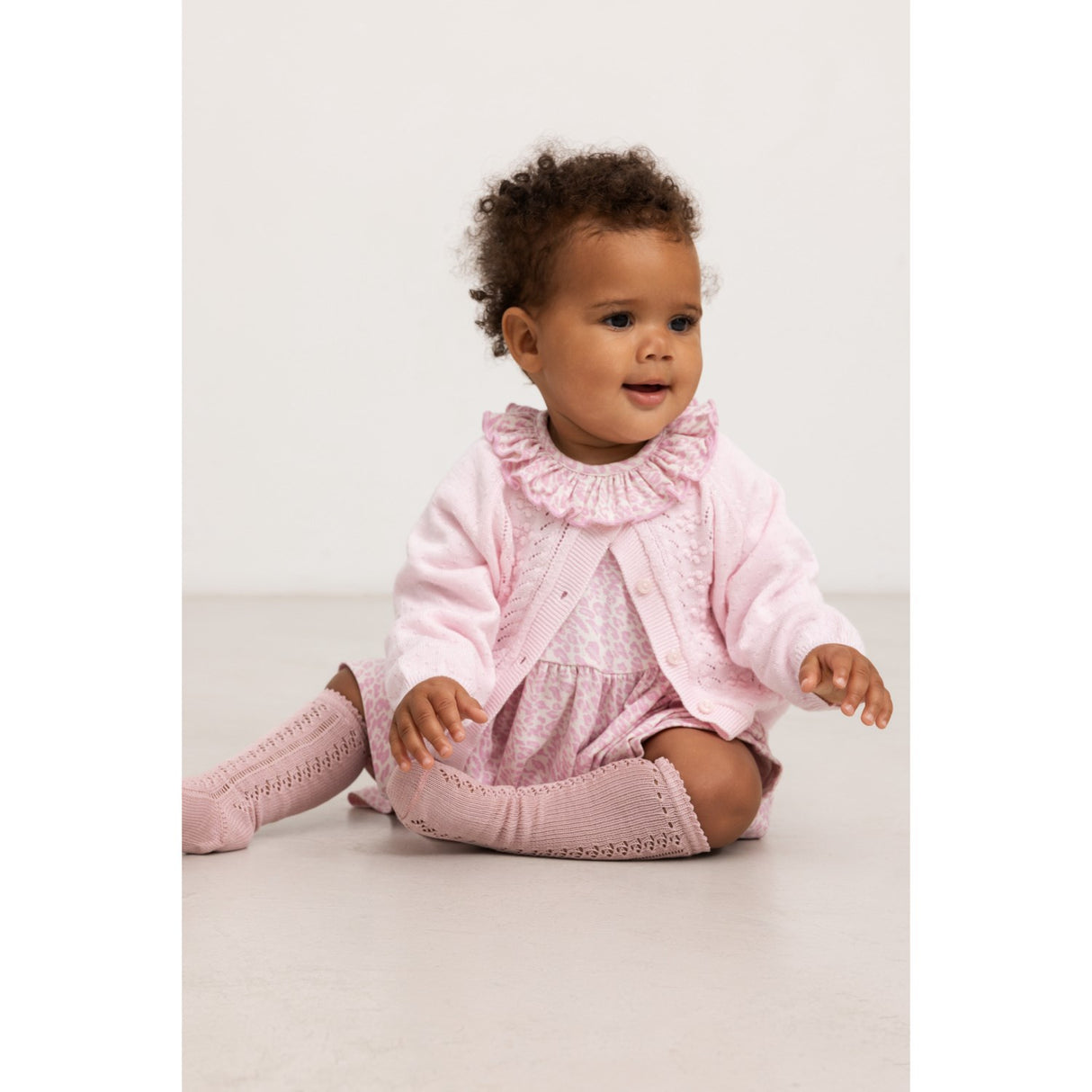 MarMar Leopard Pink Leo Diora Frill Kjole