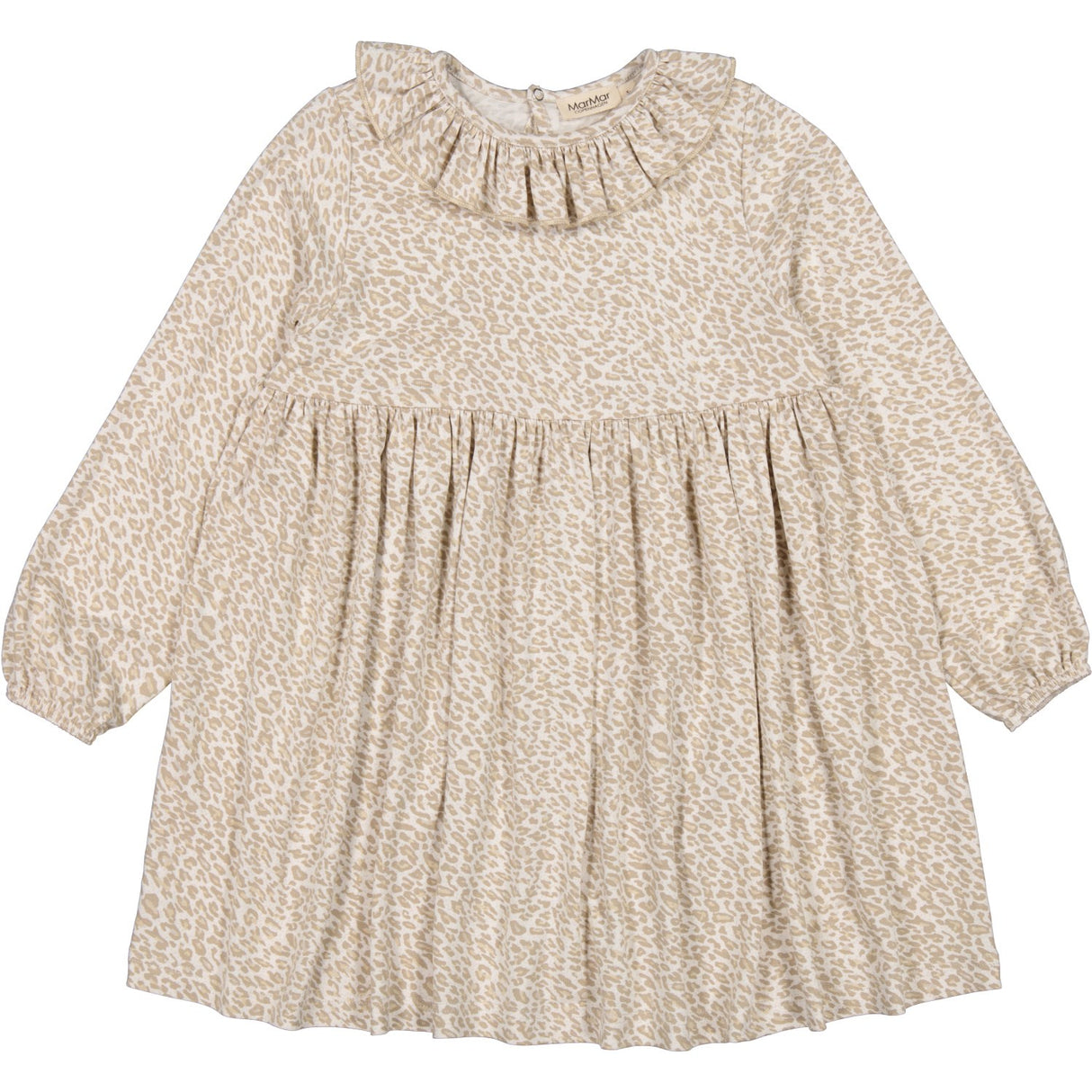 MarMar Leopard Beige Leo Diora Frill Kjole