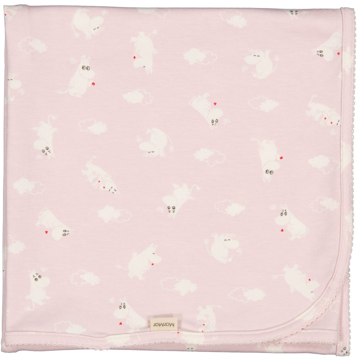 MarMar New Born Modal Smooth Print Rose Moomin Alida Babyteppe