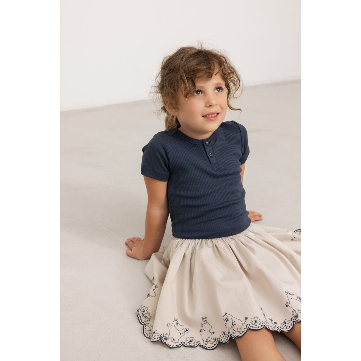 MarMar Cotton Texture Dancing Moomins Sus Skjørt