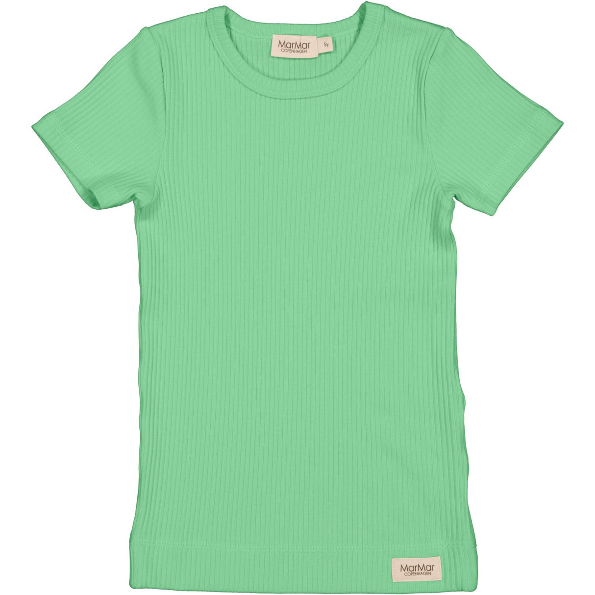 MarMar Modal Cale Green Plain T-Skjorte