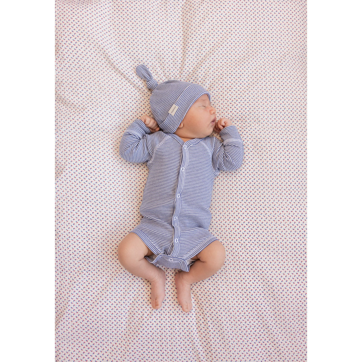 MarMar New Born Modal Fine Rib Blue Stripe Bruno Body