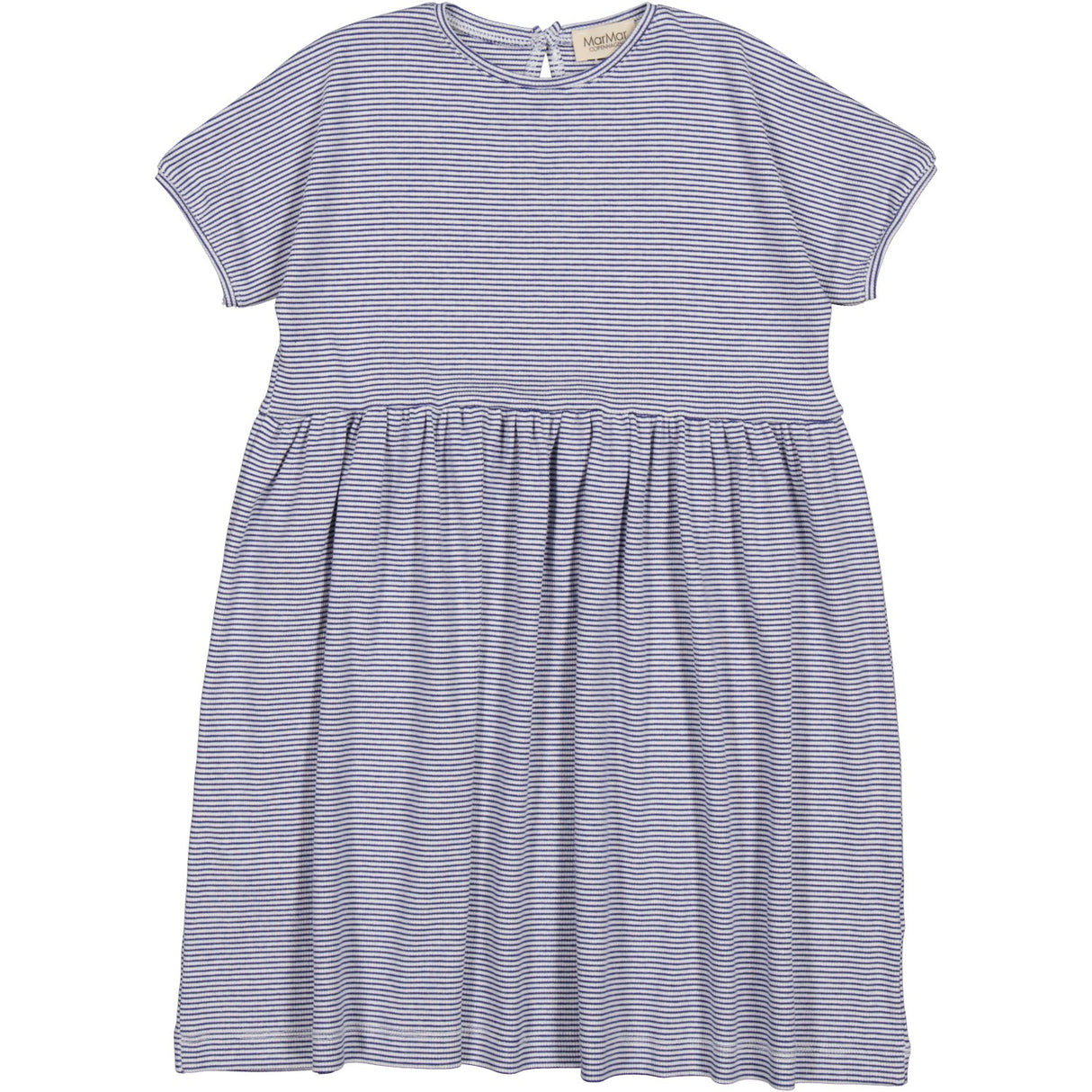 MarMar Modal Fine Rib Blue Stripe Dioa Kjole