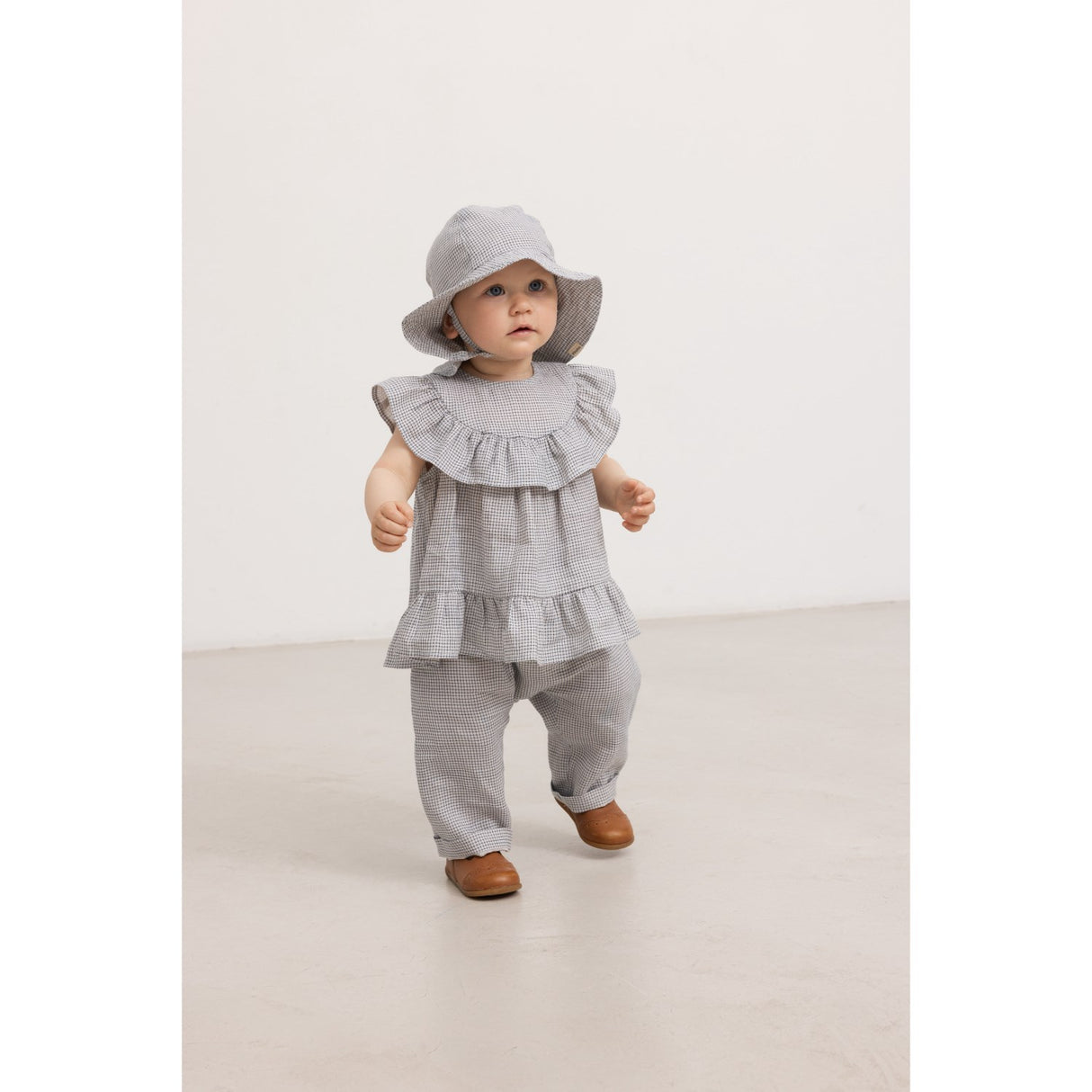 MarMar Linen Mini Check Alba Baby L Lue