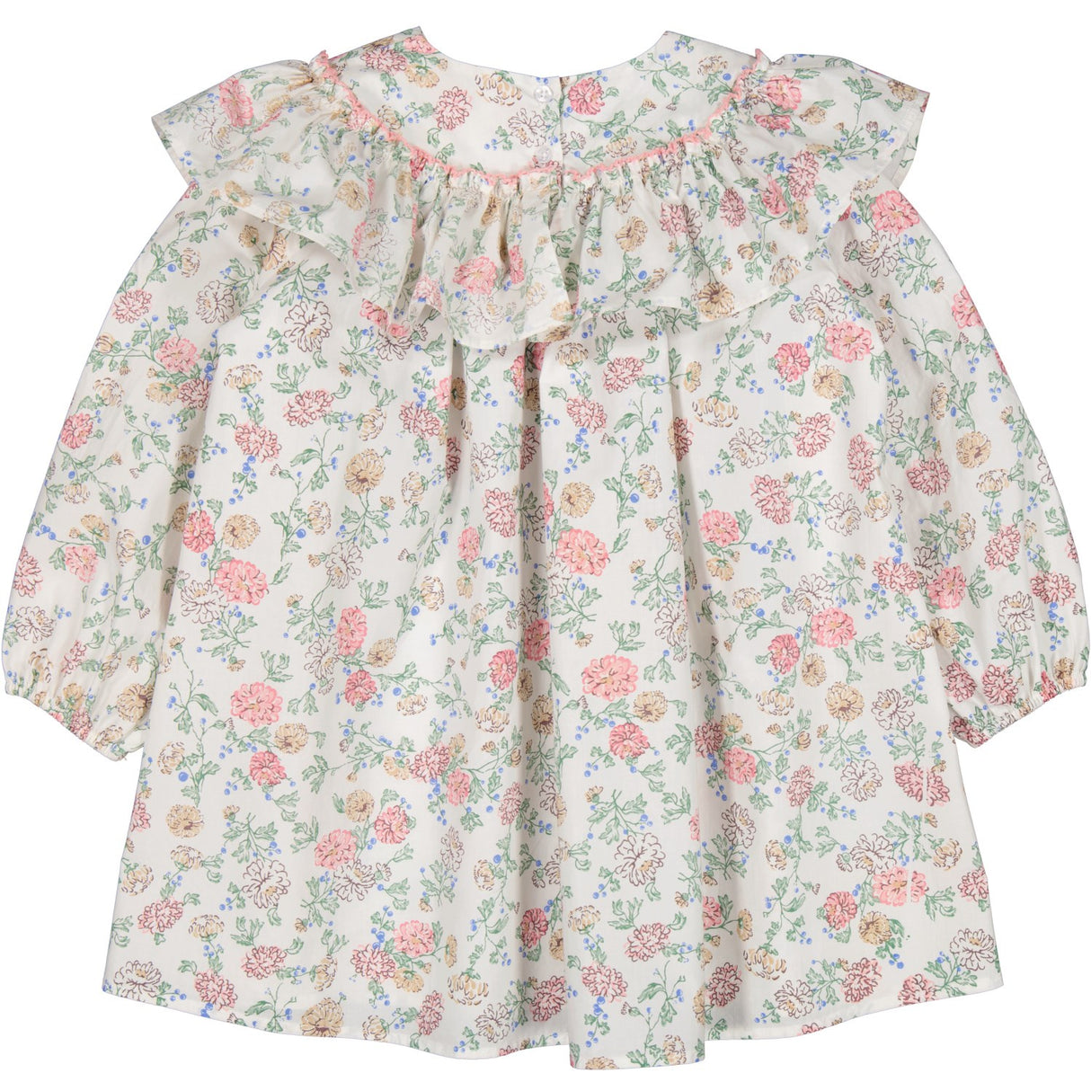 MarMar Poplin Summer Bloom Delsa LS Kjole
