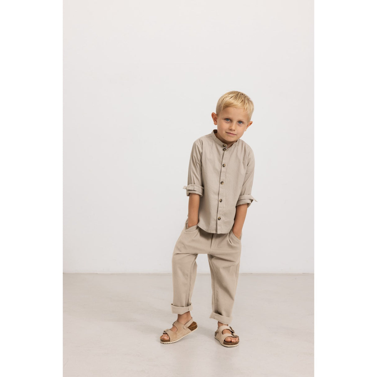 MarMar Cotton Texture Stone Wall Torben Skjorte