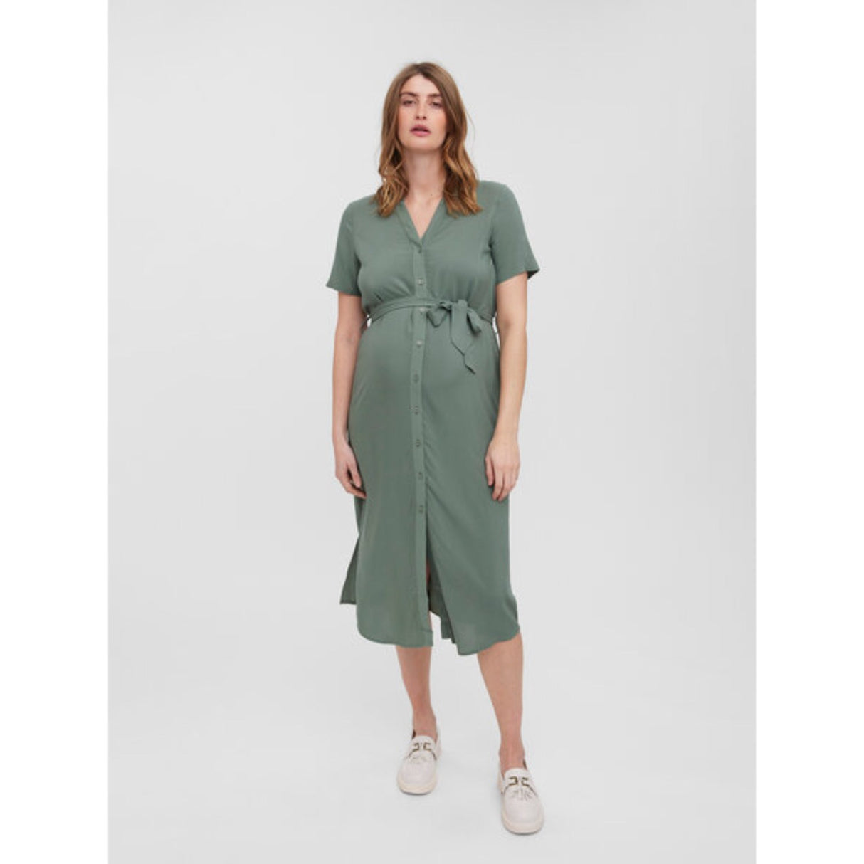Vero Moda Maternity Laurel Wreath Vica Skjorte Kjole Noos